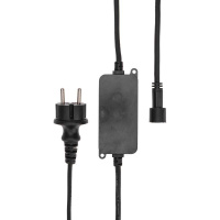 Контроллер для гирлянд Сеть и Твинкл с радиопультом черн.  217-204