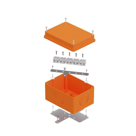 Коробка огнестойкая ОП 40-0351-FR1.5-10 E15-E120 150х110х90 RAL2004  40-0351-FR1.5-10