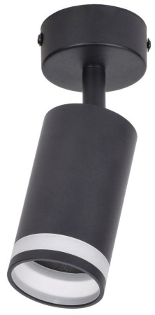 Светильник 4006 GU10 настенно-потолочный черн.  LT-USB0-4006-GU10-1-K02