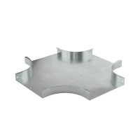 Ответвитель DPX Х-образный горизонтальный 500х35 в комплекте с крепеж. эл. для монтажа цинк-ламель  SXS3550KZL