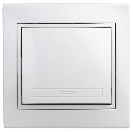 Выключатель 1-кл. СП Plano 10А IP20 1-101-01 250В бел.  Б0053721
