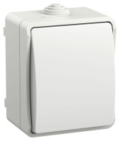 Выключатель проходной 1-кл. ОП Форс IP54 ВС20-1-0-ФБ бел.  EVS10-K01-10-54-DC