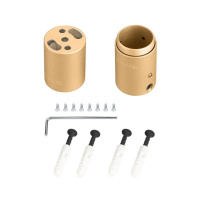 Крепление MOONLIGHT-VT-CEILING-DL-D25 Gold металл (комплект)  048402 Крепление MOONLIGHT-VT-CEILING-DL-D25 Gold металл (комплект)  048402