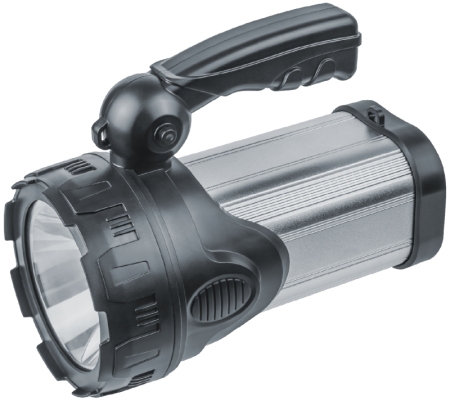 Фонарь-прожектор аккумуляторный кемпинговый 14 666 NPT-SP25-ACCU 1LED 10Вт + 28LED 6Вт 4В 6А.ч  14666
