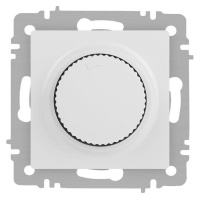 Светорегулятор Accent 6-401-01М поворотный 600Вт 230В IP20 СУ бел. матов.  Б0063671