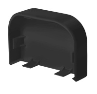 Заглушка для кабель-канала РКК-74х55 Арктика черн.  ЗГЛ-74х55-Ч