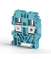 Миниклеммник винтовой 4кв.мм син. MVK4  304431