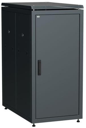 Шкаф сетевой 19дюйм  LINEA N 28U 600х1000мм металлическая передняя дверь черн.  LN05-28U61-M