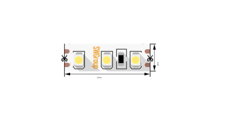 Лента светодиодная стандарт 3528 120LED/м 9.6Вт/м син. 12В IP20 (уп.5м)  00-00009466