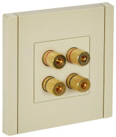 Аудиорозетка 4-м FORTE&PIANO FP439 ваниль  FP-S40-K10