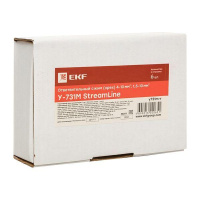 Сжим ответвительный У-731М (4-10/1.5-10кв.мм) (орех) StreamLine розн. стикер  y731m-r