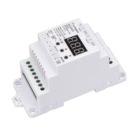Декодер SMART-K23-DMX512-DIN (12-24В 3х6А) (IP20 пластик)  027126