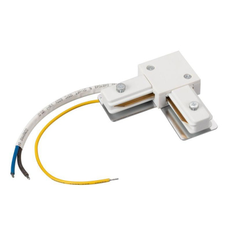 Коннектор угловой с питанием LGD-2TR-CON-L-POWER-WH (C) IP20 пластик  040228