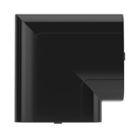 Угол плоский 90х50мм черн.  09503A