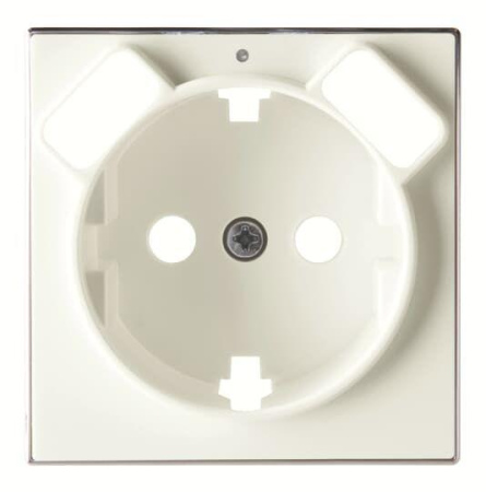 Накладка для розетки SCHUKO с 2хUSB ЗУ арт.8188.3 SKY бел.  2CLA858830A1101
