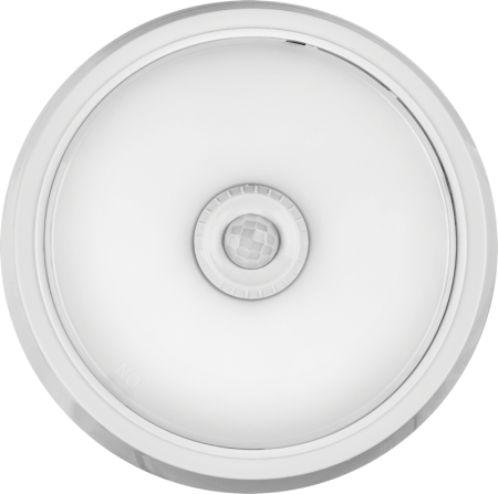 Светильник светодиодный 61 183 OBL-R1-5-4K-WH-IP40-LED-SNR 5Вт 4000К IP40 400лм ЖКХ с датчиком движения круг бел. (аналог НПП)  61183
