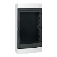 Щит слаботочный навесной Unix 4 габарит IP41 прозр. дверь увеличенный PROxima  ux-4m-n-xl