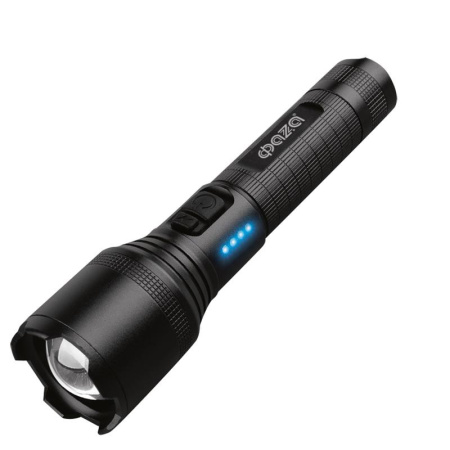 Фонарь аккумуляторный AccuF1-L15WZ-bk 15Вт XHP60 800Лм Li-ion 18650 3.7В 1200мАч (5режимов; с функцией ZOOM; кабель USB-Type-C в комплекте) черн. IPX4  5050402