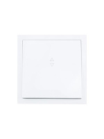 Выключатель проходной 1-кл. СП ZIMA IP20 10А безвинт. зажим бел.  704-0288-105QC