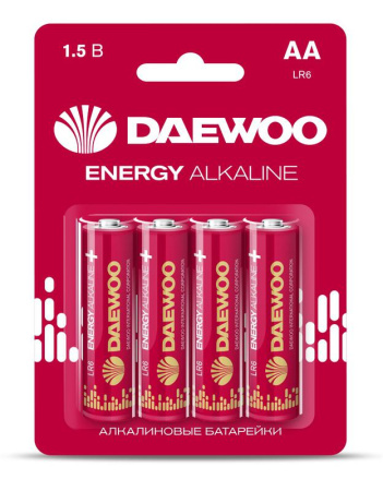 Элемент питания алкалиновый AA/LR6 1.5В Energy Alkaline 2021 BL-4 (уп.4шт)  5029781