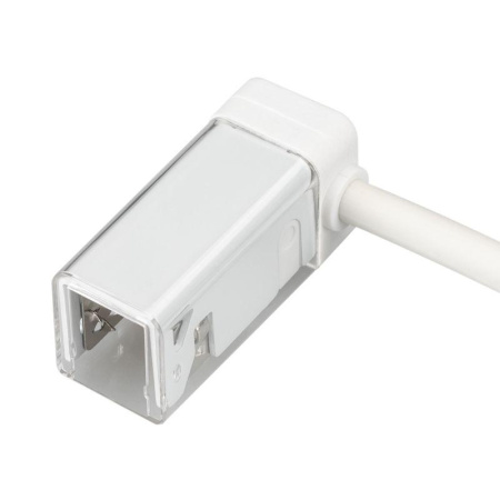 Коннектор питания ARL-MOONLIGHT-1712-CON-POWER-LR-WH пластик  028053