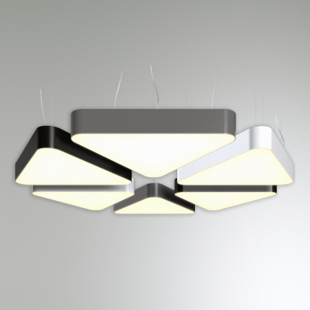 Светильник светодиодный RVE-LBX-TRIO-SOFT-600-P 32Вт 4000К 600х534х100мм подвесной бел.  RVE00000410