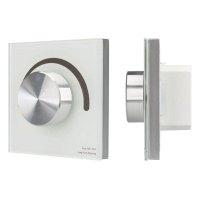 Панель SMART-P98-DIM-G-IN White 230В 1.5А 0/1-10В Rotary 2.4G стекло  028432