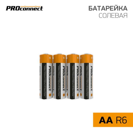 Элемент питания солевой AA/R6P (уп.4шт)  30-0010
