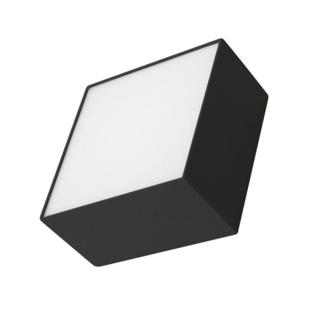 Светильник светодиодный SP-QUADRO-S120x120-13W Warm3000 BK 120 deg IP40 230В металл  034776