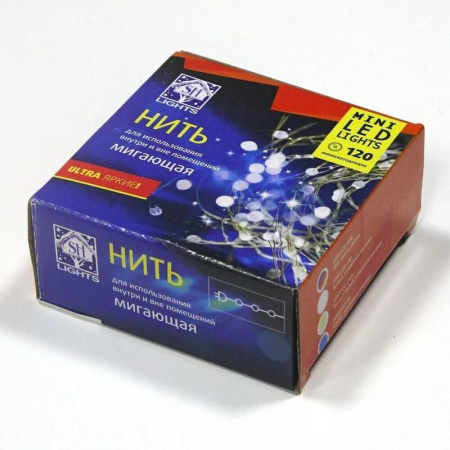 Гирлянда "Нить" LDMS120-RGB 120 RGB ярких минисветодиодов 12м уличная  4690601042996