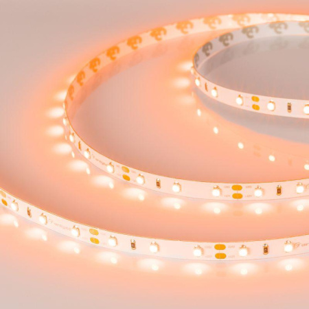 Лента светодиодная RT-A60-8mm 12V Orange 4.8Вт/м IP20 2835 (уп.5м)  013568(2)