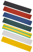 Набор трубок термоусадочных нг-LS 12/6 100мм 7 цветов по 3шт  UDR10-012-006-021-S