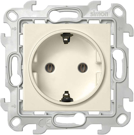 Розетка 1-м СП  24 16А IP20 2P+E Schuko без защ. шторок механизм сл. кость  2450434-031