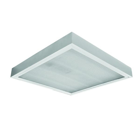 Светильник Crystal LED-03 IP20 УХЛ 4 610х325х65 накладной под LED лампу рассеив. полимер. микропризма сталь  0173218193-14
