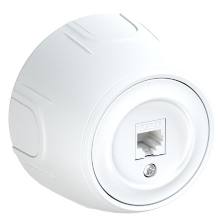 Розетка компьютерная 1-м RJ45 кат.5E Rotondo бел. 7700886
