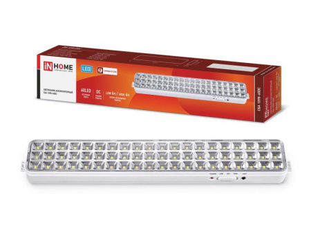Светильник светодиодный СБА 1098-60DC 60 LED 2.0А.ч lithium battery DC аварийный  4690612029528