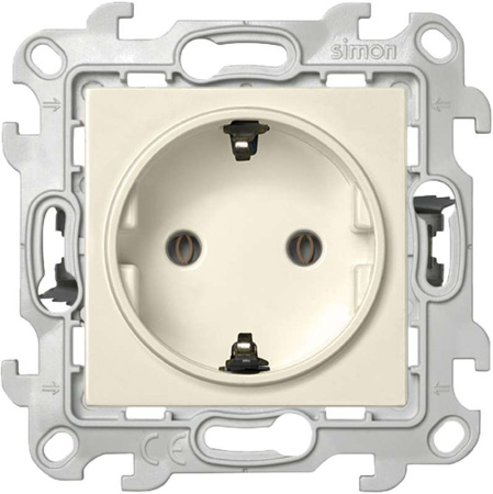 Розетка 1-м СП  24 16А IP20 2P+E Push&Go без защ. шторок механизм сл. кость  2420434-031