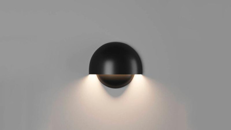 Светильник настенный MUSHROOM GW-A818-10-BL-WW 10Вт 3000К IP54 черн.  00-00004440