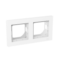 Рамка 2-м Эпика IP44 бел. пластик  UP1-FPW-02-44