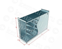 Короб ККБ-П-0. 65/0.6-2(2.0мм)гор.цинк  600 606526 c9