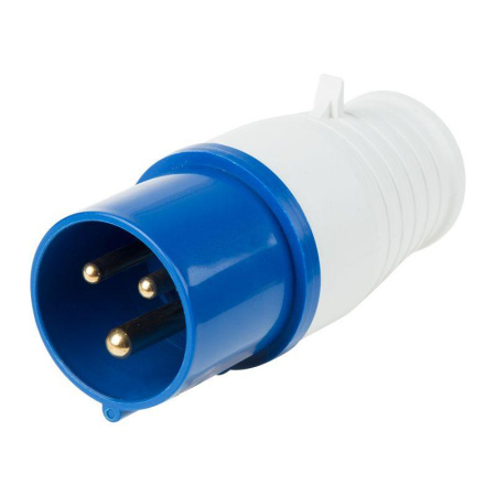 Вилка переносная 013 2P+PE 16А 220В IP44  11-8900