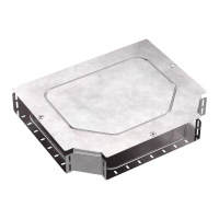 Ответвитель для лотка Т-образ. 400х100 Стандарт с крышкой  PR16.0633