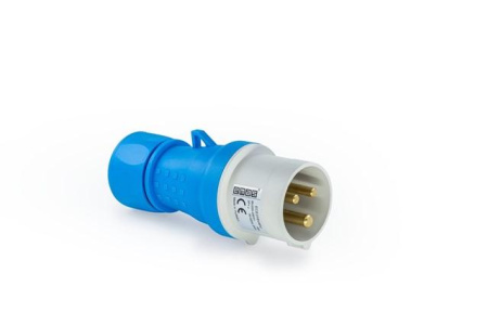 Корпус с вилкой стандарт CEE 3х16А (2P+E)  ECE316V4FU