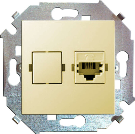 Розетка компьютерная СП  15 RJ45 кат.5E Systimax механизм сл. кость  1591598-031