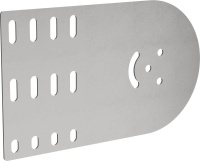 Пластина шарнирного соединения H=150мм RAL 9016  CLM50D-PSH-150-9016