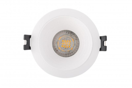 Светильник встраиваемый IP20 10Вт GU5.3 LED бел. пластик  DK3027-WH