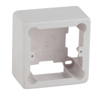 Коробка установочная 1-местная под кабель-канал КУК 85х85х42мм бел. IP20  Б0047294