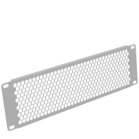 Фальш-панель 3U перф. RAL 7035 сер.  BP 0038.700