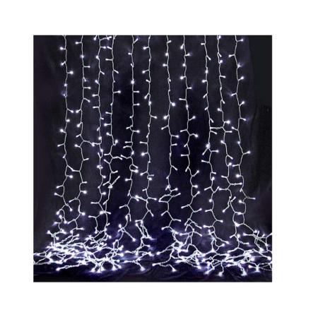 Гирлянда "Занавес" 500 LED 250х150см уличная соед. до 6 мод. бел.  4690601041296