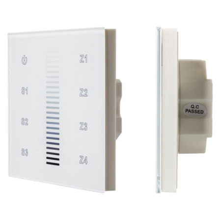 Панель сенсорная DALI-901-11-ADDR-3SC-DIM-DT6-IN White (BUS) (IP20 пластик)  037190